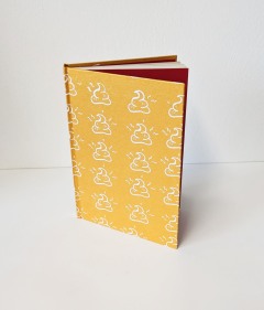 Tanja Hehn Notizbuch goldener Kackhaufen