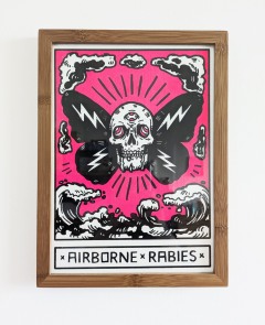 tanja hehn siebdruck airborn rabies