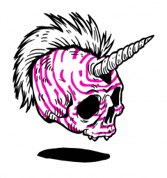 tanja-hehn-schaedel-einhorn-tattoo